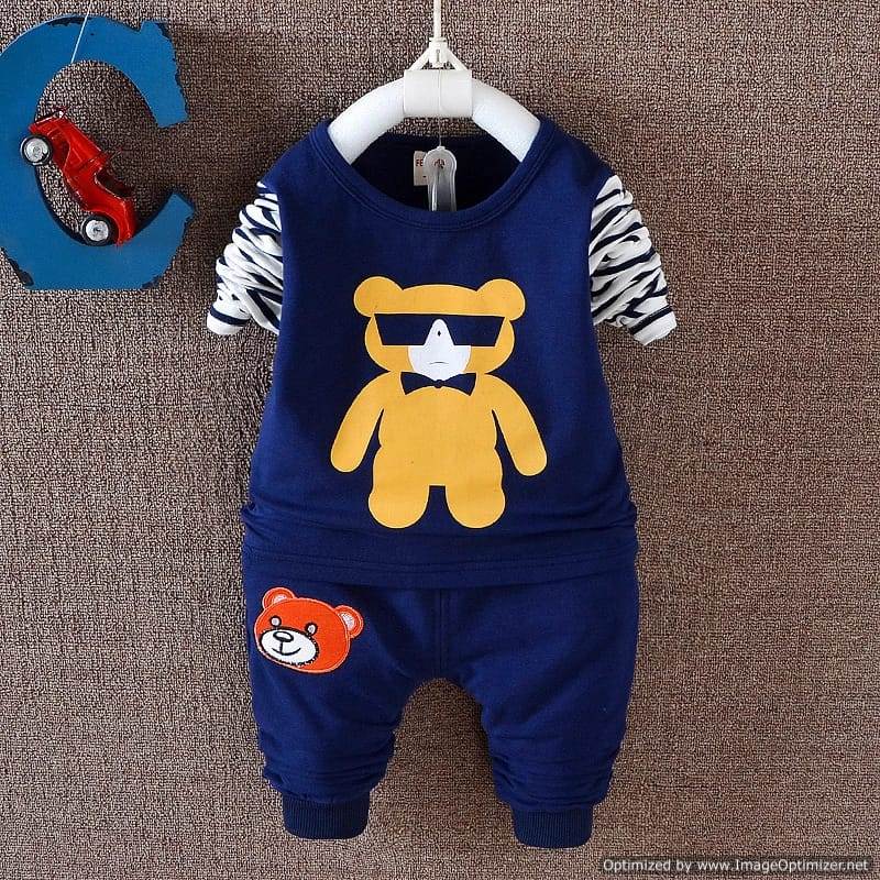 Bear Style Jacket with Shirt and Trouser Winter Stuff - Elite Kids