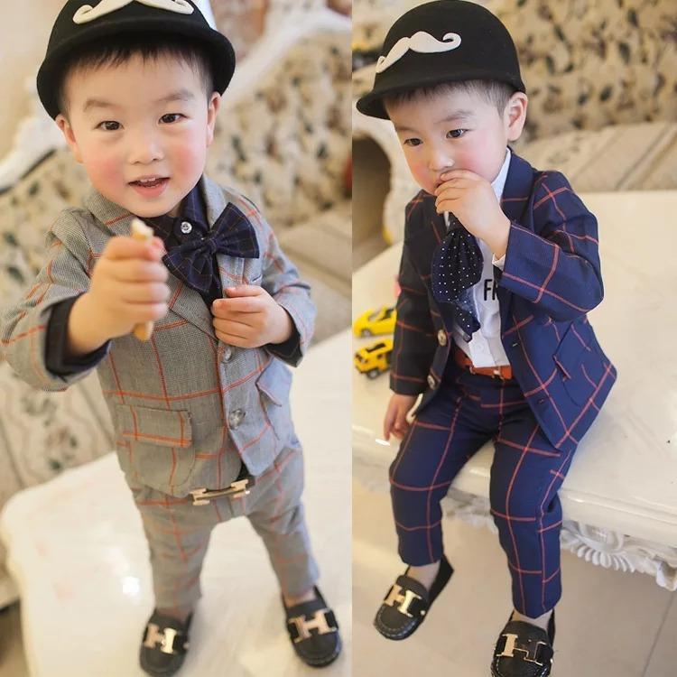 Gentleman Style Coat Pant 2pc winter dress for boys Elite Kids