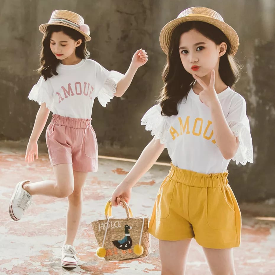 Shirt + Pants new style summer and winter dress for girls - Elite Kids