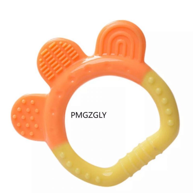 Safety bittin rubber teethers silicon for new born baby - Image 5