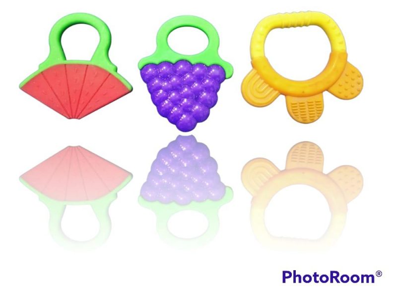 Safety bittin rubber teethers silicon for new born baby - Image 3