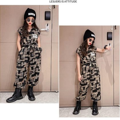 New pattern style summer dress for girls