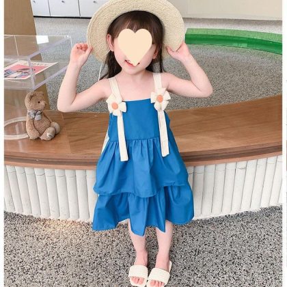 Flower Dress costume sleevless princes dress for girls